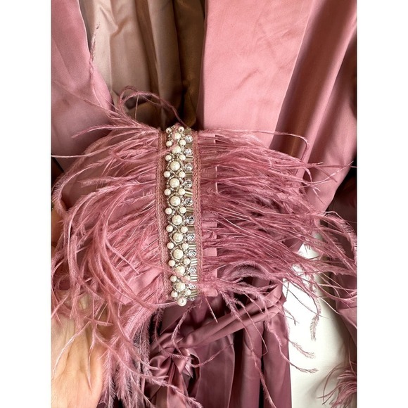 NWOT Naked Wardrobe 'The Statement' Silky Pink Duster SML - Picture 3 of 4